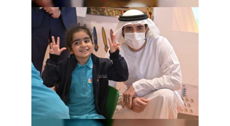Hamadan bin Mohammed reviews the progress of the Dubai Schools project