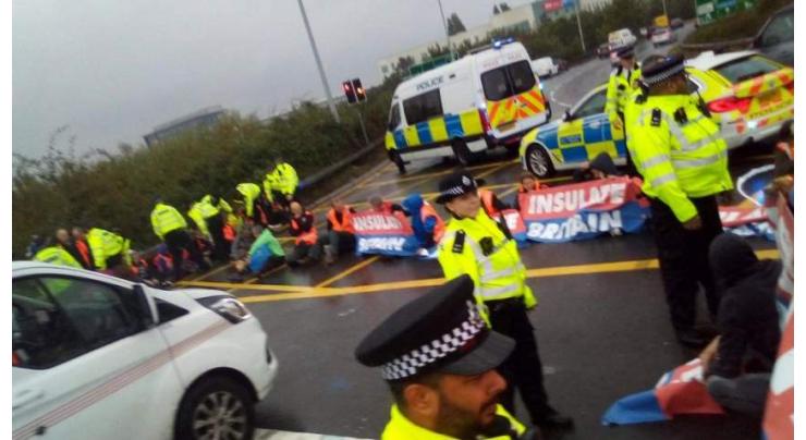 UK Climate Protesters Defy Court Order to Block Highway Around London