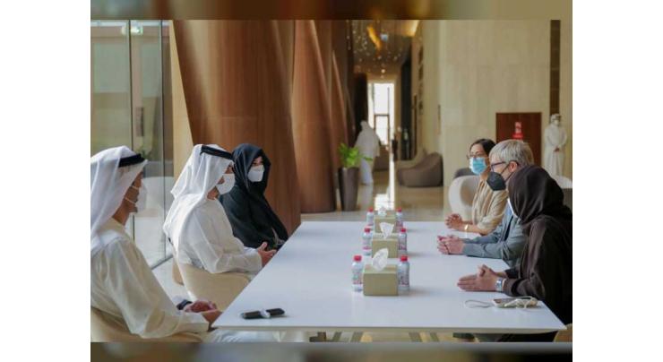 Maktoum bin Mohammed meets Director General of the International Council of Museums