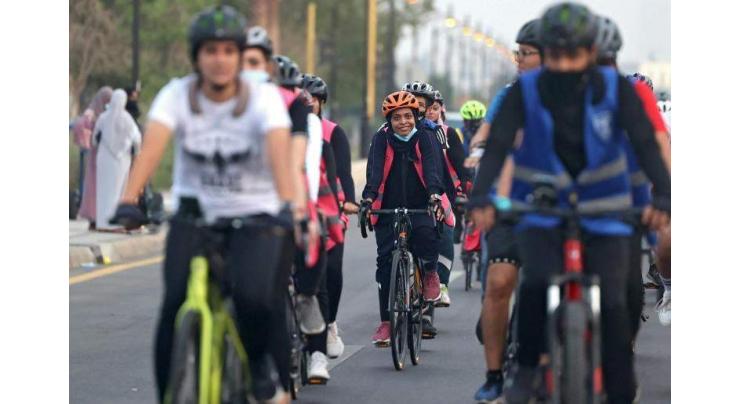 'It takes courage': Saudi Arabia's women cyclists break norms
