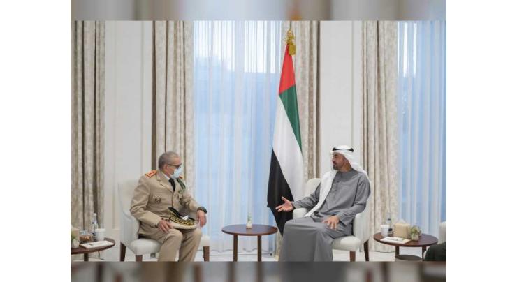 Mohamed bin Zayed receives Inspector General of Royal Moroccan Armed Forces