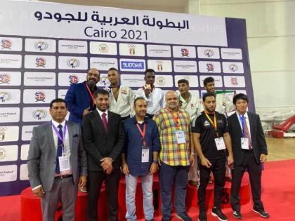 جودو الإمارات يحصد 3 ميداليات ملونة في البطولة العربية بالقاهرة