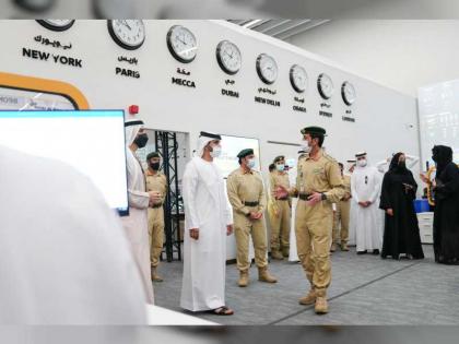 منصور بن محمد يتفقد استعدادات الأمن والسلامة في &quot;إكسبو 2020 دبي&quot;