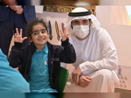 حمدان بن محمد يزور مدارس دبي فرع البرشاء ويوجه بالتوسع في المشروع الواعد