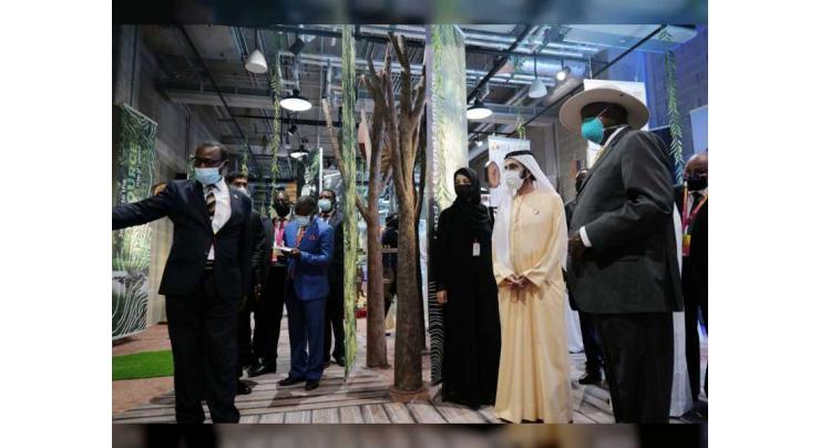 Mohammed bin Rashid meets with the President of Uganda