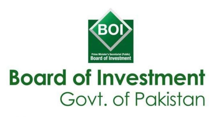 BOI assures to facilitate foreign investments in country
