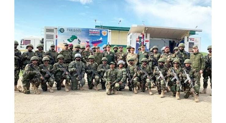 Pakistan-Russia Special Forces' practice Joint Counter Terrorism Operations at Druzhba-VI drill
