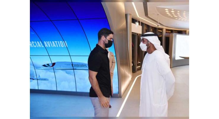 Emirates welcomes Arsenal FC’s Arteta to its Expo pavilion