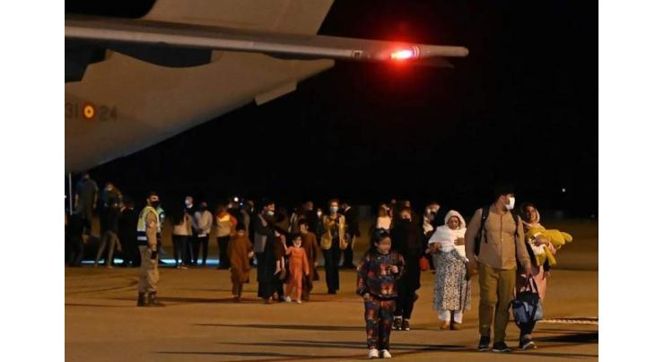 Afghan evacuees arrive in Spain
