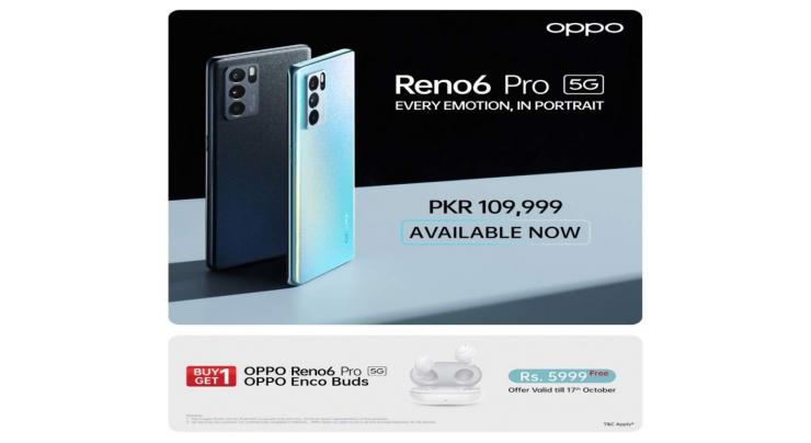 OPPO Reno6 Pro 5G Goes on Sale Nationwide