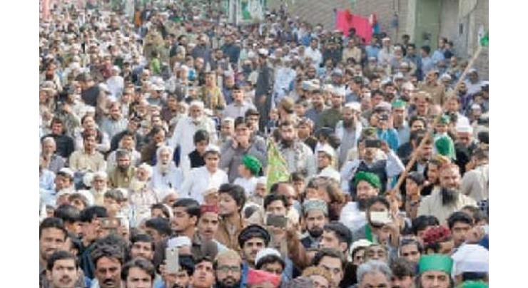 Eid Milad-un-Nabi rally held in Sukkur
