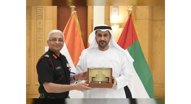 Mattar Al Dhaheri receives delegation from India&#039;s National Defence College