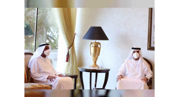RAK Ruler receives Minister of Federal Supreme Council Affairs