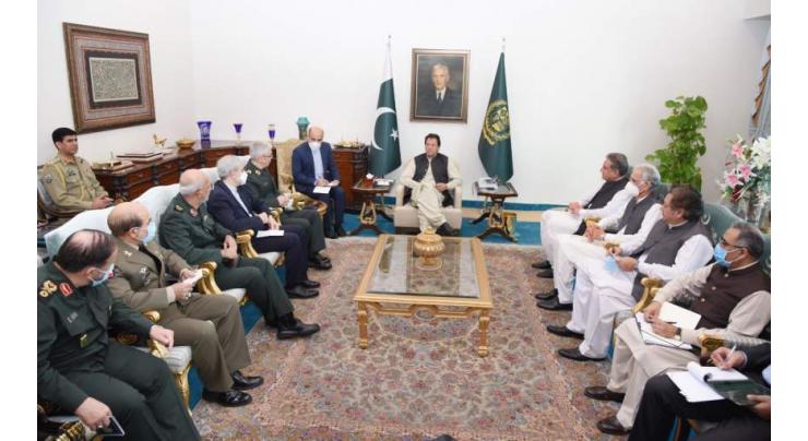 Pakistan, Iran have direct stake in peace, stability in Afghanistan: Prime Minister 
