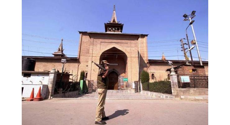 IIOJK authorities disallow Friday prayers at Jamia Masjid Srinagar
