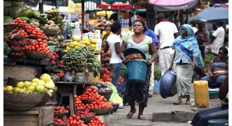 Nigeria's high inflation slightly drops in September

