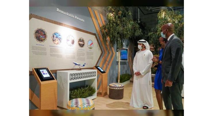 Hamdan bin Mohammed visits the pavilions of Rwanda and Côte d’Ivoire at Expo 2020 Dubai
