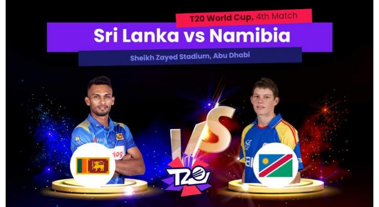 T20 World Cup 2021 Match 04 Sri Lanka Vs. Namibia, Live Score, History, Who Will Win