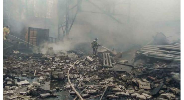 Fire kills 16 at Russian explosives factory
