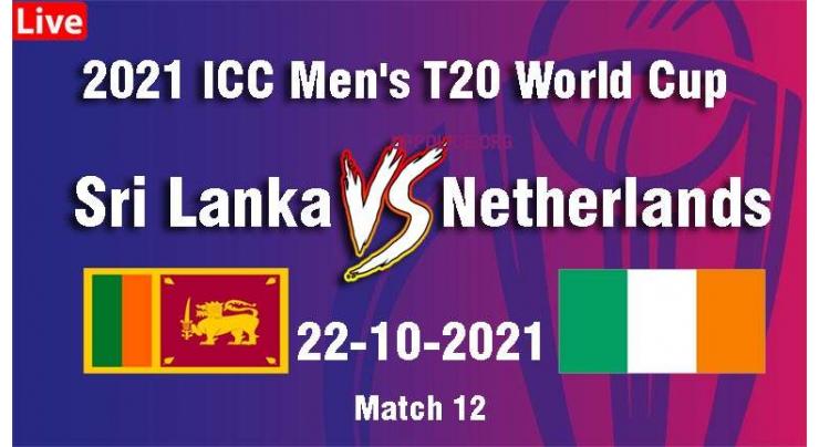 T20 World Cup 2021 Match 12 Sri Lanka Vs. Netherlands, Live Score, History, Who Will Win