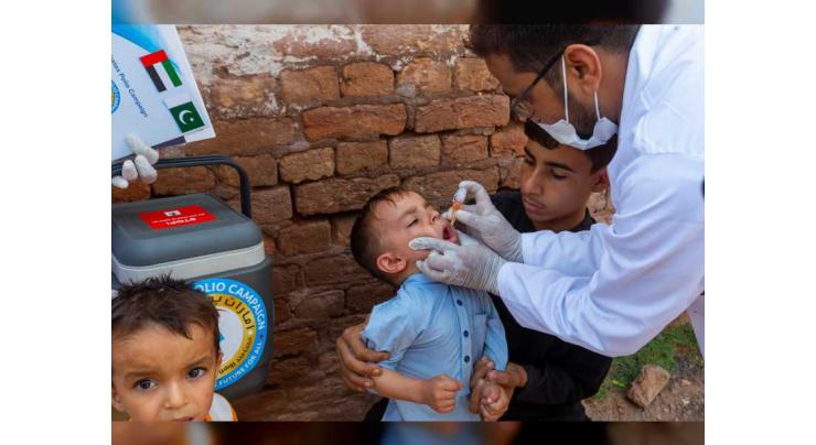 UAE PAP administers 583 million doses of polio vaccine to over 102 million children in Pakistan