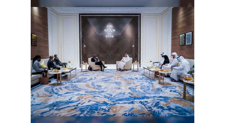 Abdullah bin Zayed receives Malawi&#039;s Foreign Minister at Expo 2020 Dubai