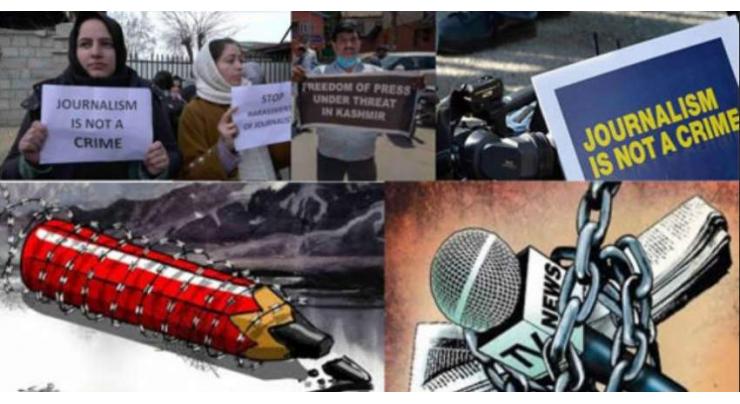 Kashmiri journalists facing intimidation, harassment in IIOJK
