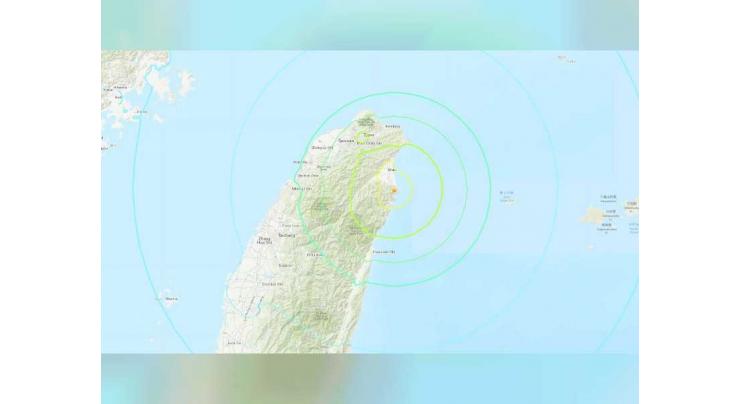 Quake of magnitude 6.2 strikes Taiwan