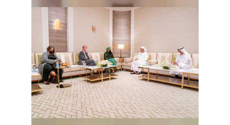 Abdullah bin Zayed receives UN Deputy Secretary-General at Expo 2020 Dubai