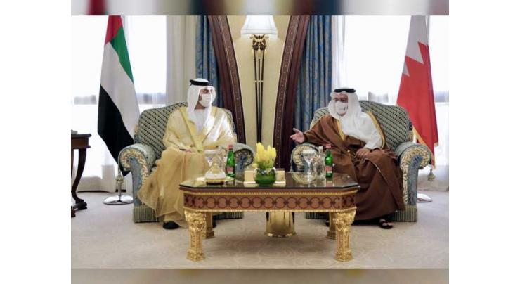 Maktoum bin Mohammed meets Bahrain Crown Prince in Riyadh