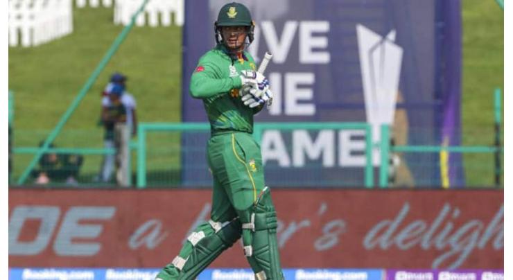 South Africa's De Kock says sorry for refusing to take knee
