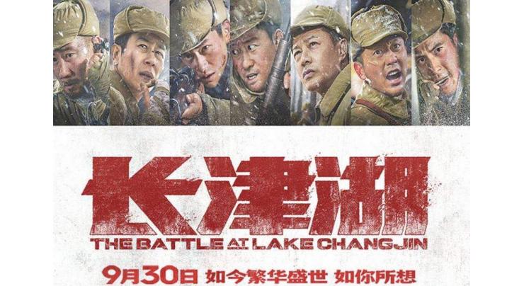War epic "The Battle at Lake Changjin" continues leading Chinese box office
