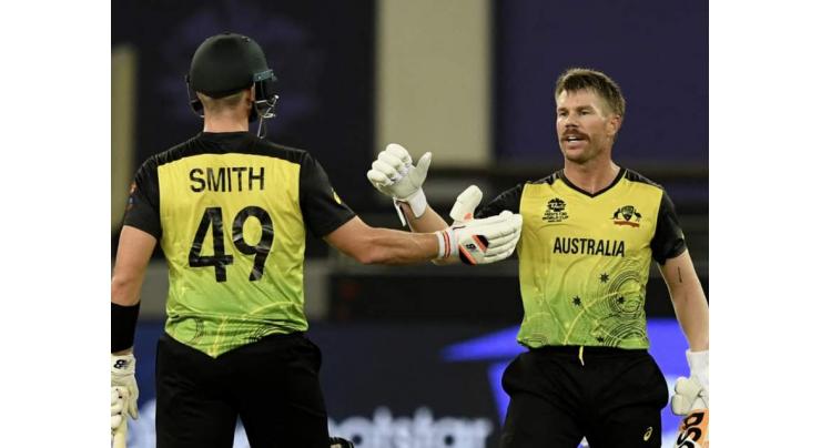 Warner hits 65 as Australia thrash Sri Lanka in T20 World Cup
