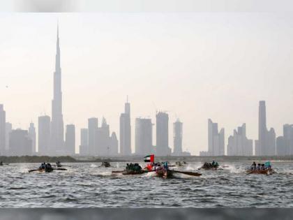 قوارب التجديف تبحر في قناة دبي المائية السبت المقبل