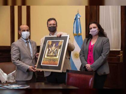 ‎سفير الدولة ووزير ثقافة الأرجنتين يبحثان تعزيز العلاقات الثقافية