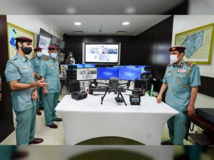 قائد عام شرطة عجمان يفتتح مركز الدعم الجوي &quot;Drone&quot; 