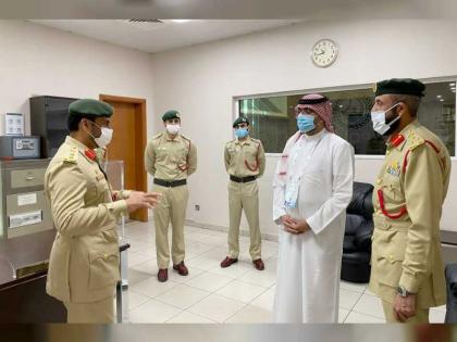 وفد من وزارة الداخلية السعودي يطلع الهيكل التنظيمي لشرطة دبي