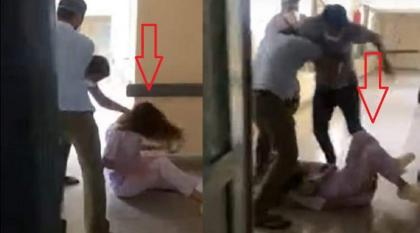 ممرضة تتعرض للاعتداء علی ید زائر بمستشفي الحسن الثناي فی المغرب