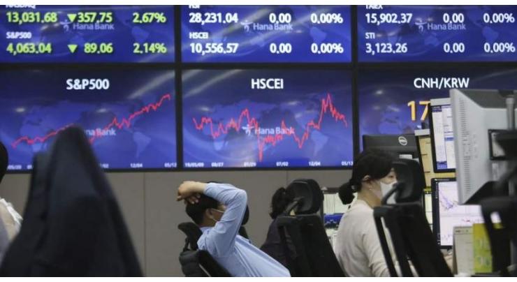 Most Asian markets down as inflation concerns return to the fore
