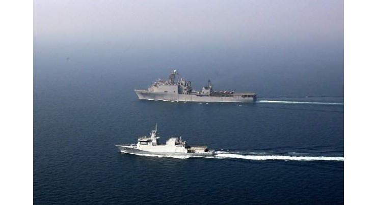 US Navy Ship visits Karachi, conducts drills with Pakistan Navy
