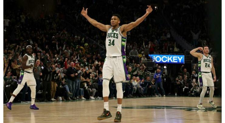 Antetokounmpo's 47 points fuel Bucks in NBA win over Lakers
