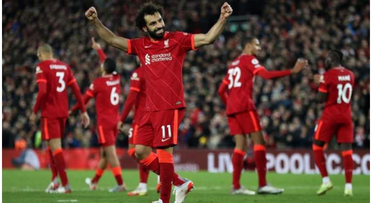 African players in Europe: Salah ends five-match goal drought
