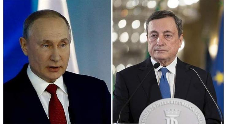 Draghi, Putin Discuss EU-Belarus Border Crisis, Ukraine, Energy Prices - Italian Gov't