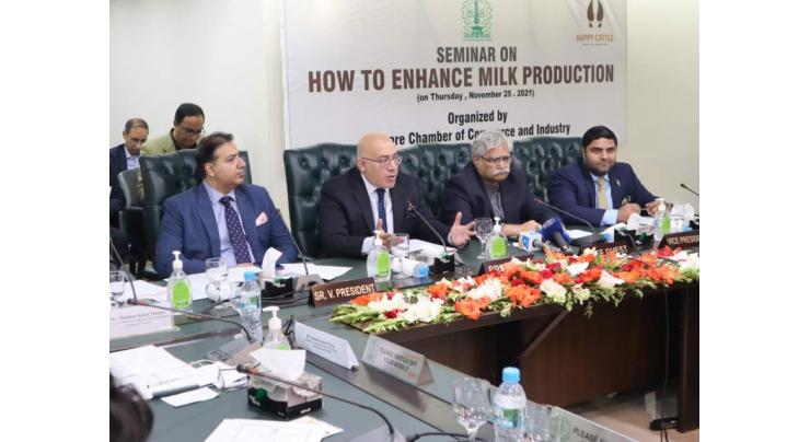 Seminar on how to enhance milk production at LCCI