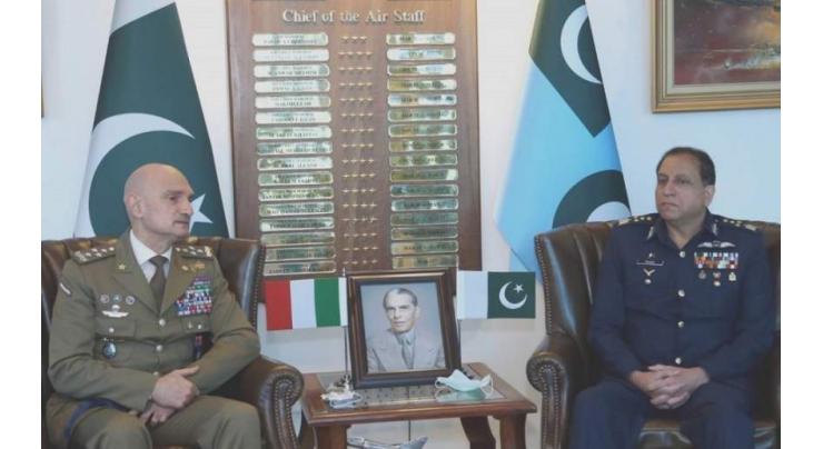 Italian defence secy general calls on air chief
