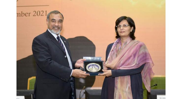 Dr Sania Nishtar delivers talk on poverty alleviation and empowerment at NUST