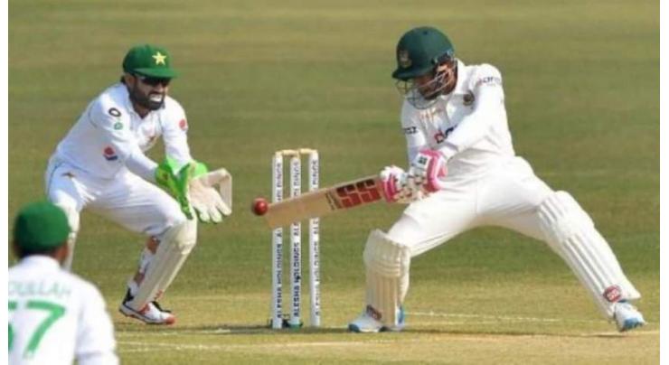 Bangladesh vs Pakistan first Test scoreboard
