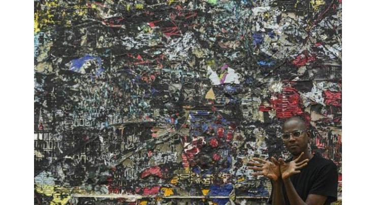 'Shape shifting' US painter Mark Bradford explores racial tensions in Portugal show
