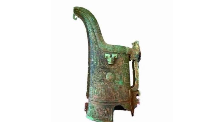Ancient bronze ware unearthed in China's Hunan
