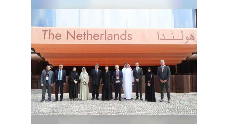 Mariam Almheiri tours Netherlands Pavilion at Expo 2020 Dubai